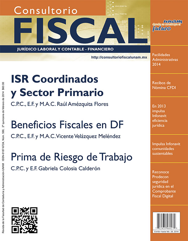 ISR Coordinados y Sector Primario
