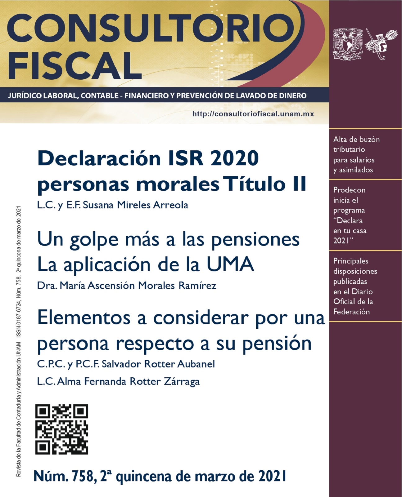 Declaración ISR 2020 personas morales Título II