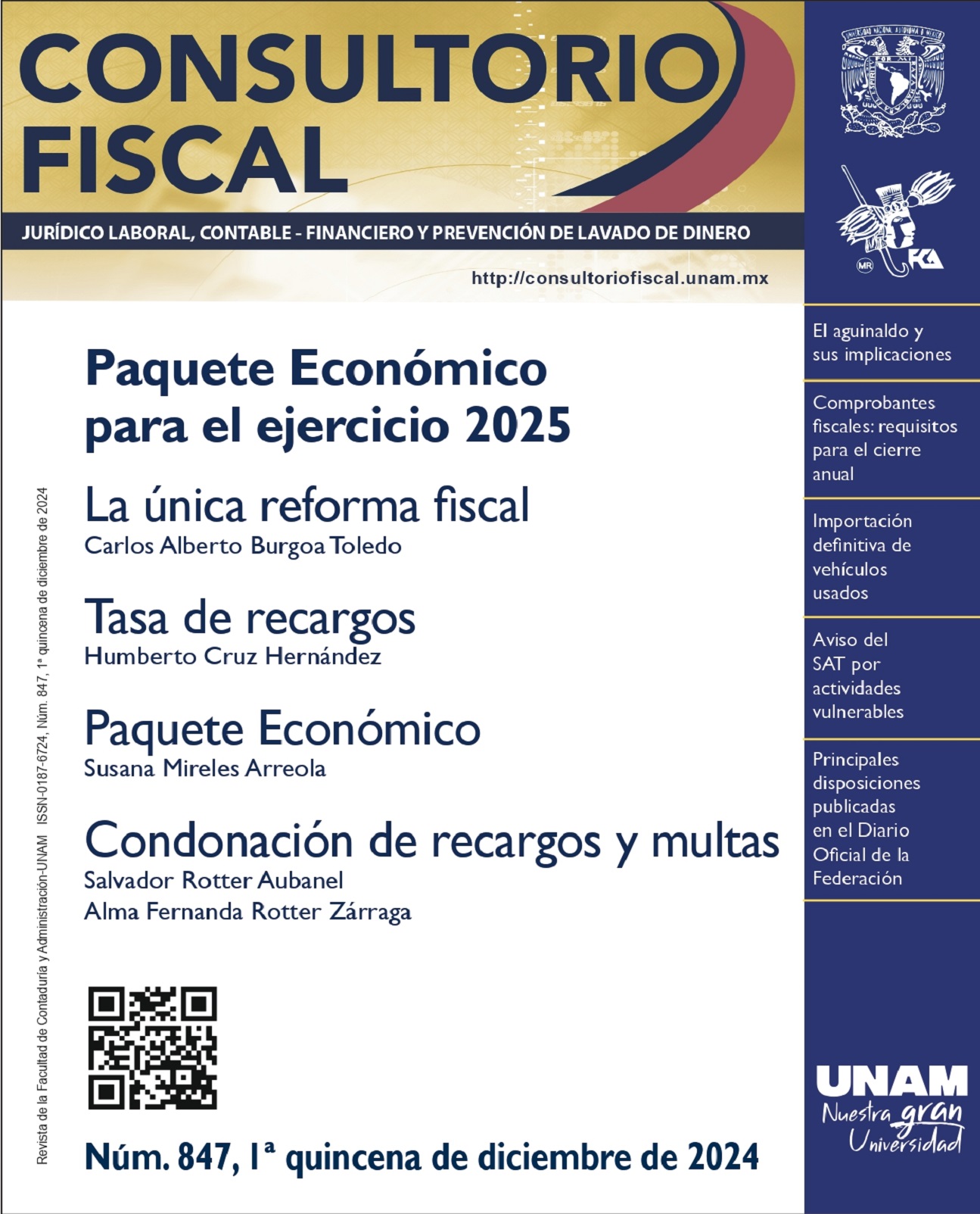 Paquete Económico para el ejercicio 2025